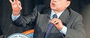 Herausgefordert: Silvio Berlusconi Foto: AFP