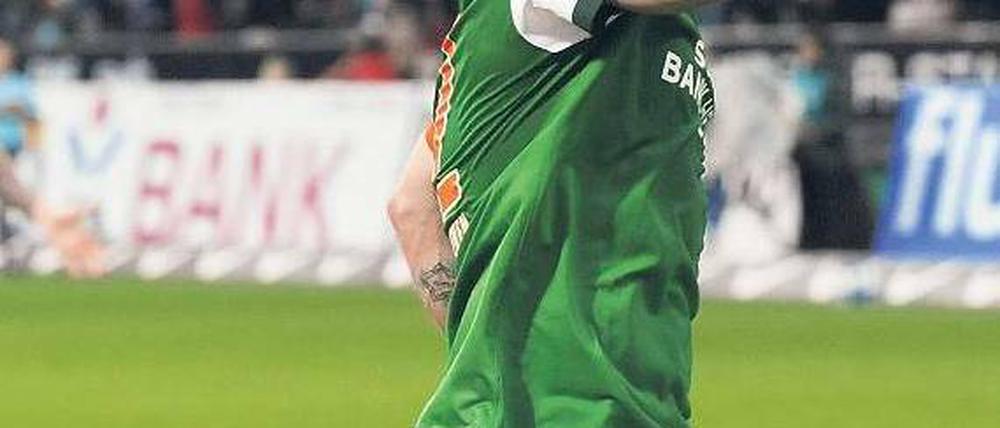 Bremer Entschlossenheit. Torsten Frings verkörpert den Willen zum Erfolg. Foto: ddp