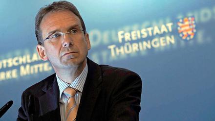 Thüringens Ex-Ministerpräsident Dieter Althaus verabschiedet sich aus der Politik.