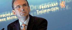 Thüringens Ex-Ministerpräsident Dieter Althaus verabschiedet sich aus der Politik.