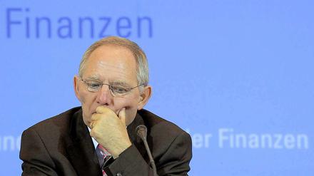 Finanzminister Wolfgang Schäuble.