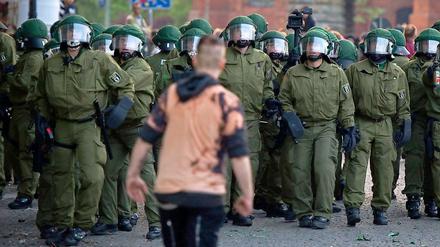 Die Polizei setzte auf Präsenz - offenbar mit Erfolg.