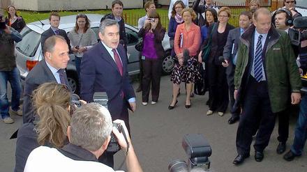 Gordon Brown: Erst der Fauxpas, dann die Entschuldigung.