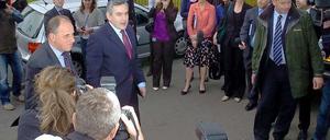 Gordon Brown: Erst der Fauxpas, dann die Entschuldigung.