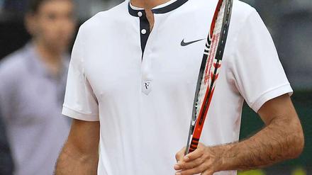 Nicht schon wieder. Roger Federer verliert in Rom sein Auftaktmatch.