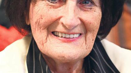 Margit Siebner versteckte sich bei Kriegsende in einem Kellerverschlag.