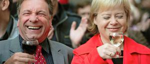 Doppelspitze: Klaus Ernst mit Gesine Lötzsch.