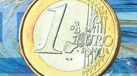 Im Strudel der Schuldenkrise. Der Euro steht weiter unter Druck. Foto: Becker&Bredel