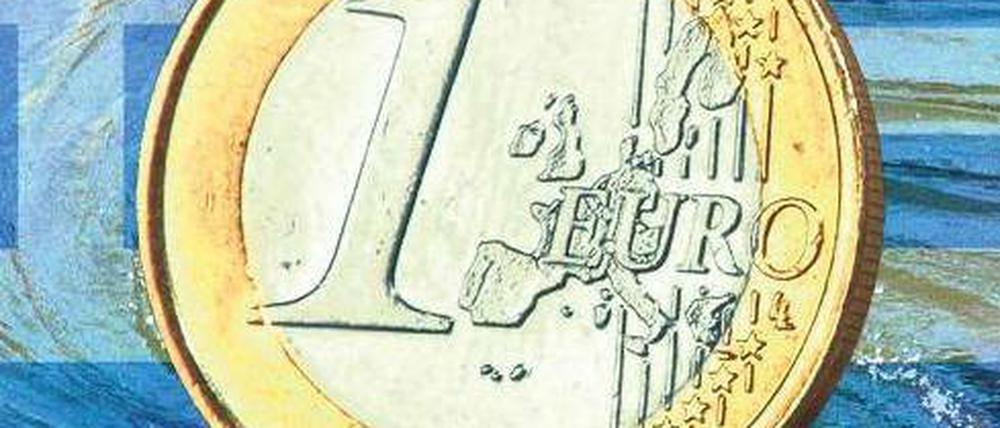Im Strudel der Schuldenkrise. Der Euro steht weiter unter Druck. Foto: Becker&amp;Bredel