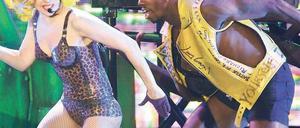 Rock it. Lady Gaga misst sich an Madonna. Foto: Davids/Huebner