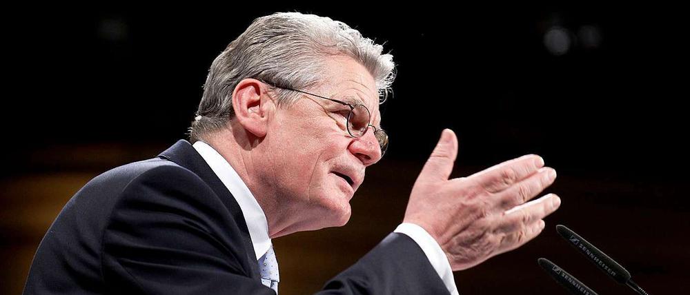 Joachim Gauck. Wird er der neue Bundespräsident? Am Freitag (25.06.2010) sprach er in Berlin bei einem Unterstützerfest für seine Person. 