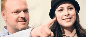 Da sind die Autobälle. Lena singt noch mal in Stefan Raabs großer Live-Show. Foto: ddp