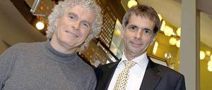 Die Neuerer: Chefdirigent Simon Rattle und Philharmoniker-Intendant Martin Hoffmann.