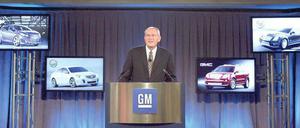 Krise, Schrumpfkur, Verstaatlichung – das war einmal. GM-Chef Ed Whitacre will den einst weltgrößten Autobauer bis Jahresende wieder an die Wall Street bringen. Foto: dpa