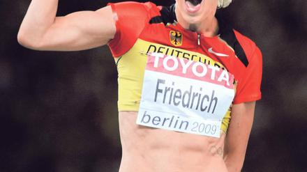 Starke Frau mit Charisma. Ariane Friedrich soll wieder beim Istaf gewinnen. Foto: dpa