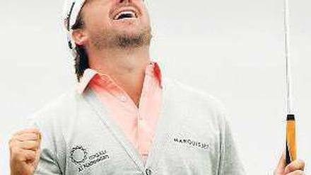 Glücklicher Nordire. Graeme McDowell genießt seinen ersten großen Erfolg.