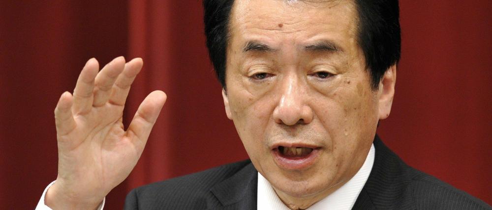 Japans Premierminister Naoto Kan will sparen, Geld einnehmen und dann richtig investieren.