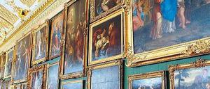 Alte Pracht. Vor zwei Jahren wurde in der Bildergalerie von Sanccouci mit einer Ausstellung an die Rückgabe von Beutekunst durch die Sowjetunion vor 50 Jahren erinnert. Jetzt werden dort bald weitere wieder aufgetauchte Kriegsverluste hängen. Foto: Gartenschläger/dpa