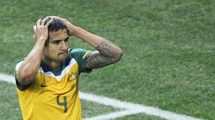 Tim Cahill hat seinen Anteil am Aus. Seine Rote Karte im Auftaktspiel brachte Australien gegen Deutschland mit auf die Verliererstraße.
