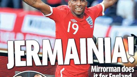 ... vor dem Achtelfinale bei der WM in Südafrika gibt sich der „Daily Mirror“ friedlicherer und lockerer.