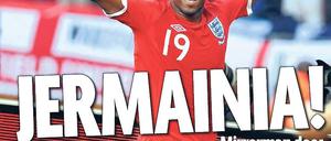 ... vor dem Achtelfinale bei der WM in Südafrika gibt sich der „Daily Mirror“ friedlicherer und lockerer.