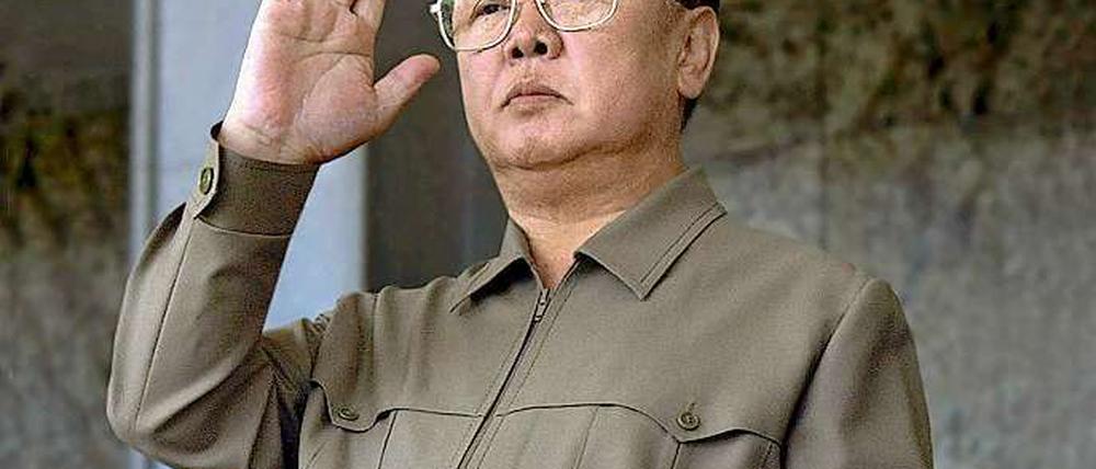Nordkoreas Militärmachthaber Kim Jong Il (Archivfoto 2005)