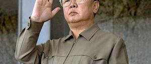 Nordkoreas Militärmachthaber Kim Jong Il (Archivfoto 2005)