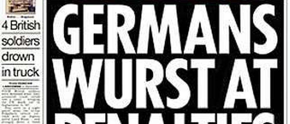 Die Deutschen sind ’ne Wurst.