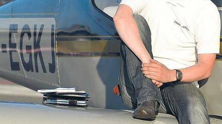 Punktlandung. Pilot Manuel R. brachte die Maschine zu Boden. Foto: ddp