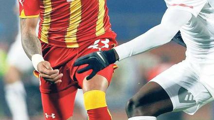 Ich hatte ihn zuerst. Ghanas Boateng ( l.) und der Amerikaner Altidore können sich nicht einigen.