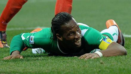 Bye bye Superstar. Didier Drogba reist mit der Elfenbeinküste ab.