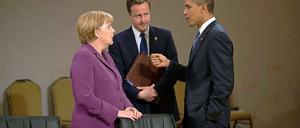 Streit? Nein! Das sagt zumindest Angela Merkel über den G-8-Gipfel.