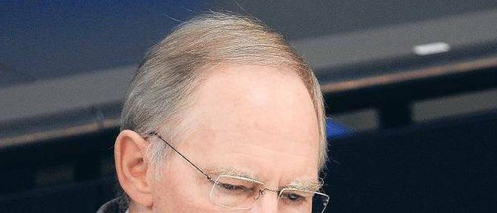 Kämpft für die Transaktionssteuer: Bundesfinanzminister Wolfgang Schäuble.
