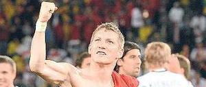 Bastian Schweinsteiger hat die Argentinier ein wenig provoziert.