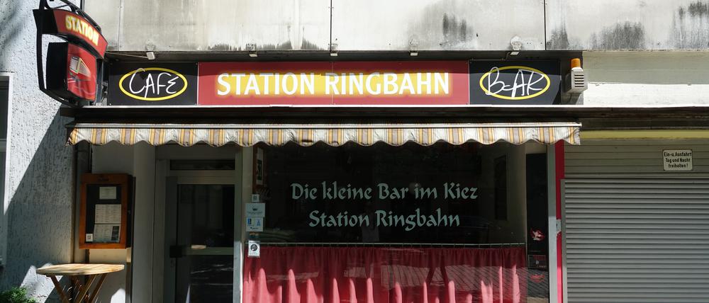 Die Kneipe „Station Ringbahn“ hat noch geschlossen.