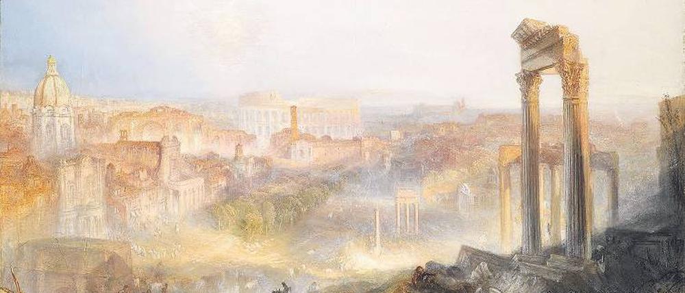 Weichgezeichnet. Turners Bild „Modern Rome – Campo Vaccino“ (1838). Foto: Sotheby’s