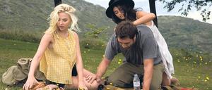 Ein Mann mit mehreren Frauen – das ist nicht nur eine Männerfantasie von Woody Allen, wie hier mit Scarlett Johansson, Penélope Cruz und Javier Bardem in „Vicky Christina Barcelona“.