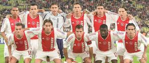 Guter Jahrgang. Aus der Ajax-Jugend sind de Jong (hinten, 1. v. l.), Heitinga (3. v. r.), Sneijder (vorne, 1. v. l.) und van de Vaart (3. v. r.) im WM-Finale mit Holland dabei.
