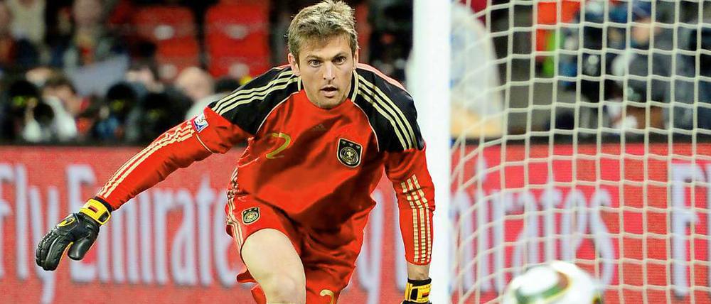 Jörg Butt spielte trotz zweier Gegentreffer gegen Uruguay fehlerfrei.