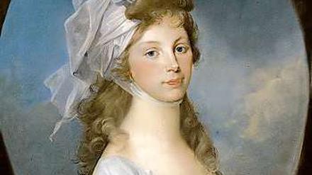 Jungfer Husch. Luisen-Bildnis von Henriette Félicité Tassaert, nach J.F.A. Tischbein, 1796.
