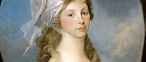 Jungfer Husch. Luisen-Bildnis von Henriette Félicité Tassaert, nach J.F.A. Tischbein, 1796.