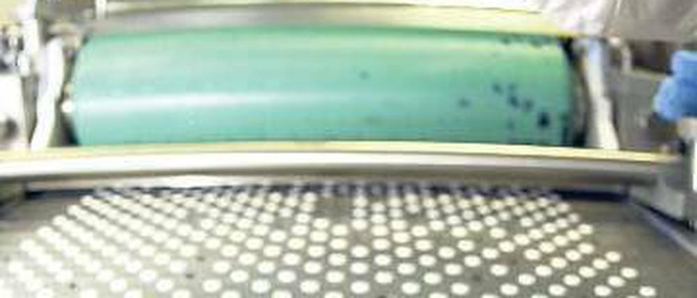 Bittere Pillen. Das Pharmageschäft des Konzerns litt im zweiten Quartal. Foto: ddp