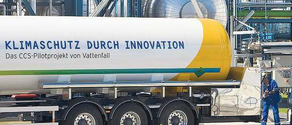 Reine Sache? Der Energiekonzern Vattenfall wirbt für das Einlagern von Kohlendioxid im Untergrund. Foto: ddp
