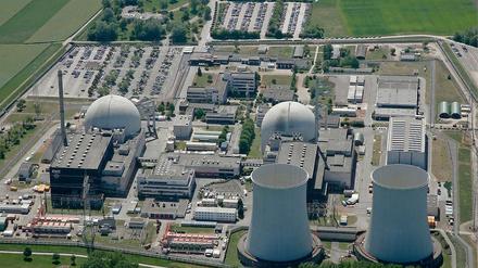 Das Atomkraftwerk Biblis.
