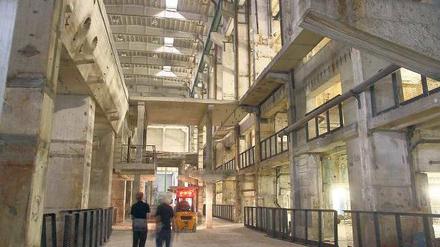 Vorerst soll die Halle nur auf drei Ebenen bespielt werden. 