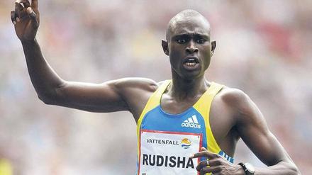 Der Höhepunkt. In Berlin lief David Rudisha Weltrekord über 800 Meter. Foto: ddp