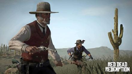 Auf der Jagd. Szene aus "Red Dead Redemption".
