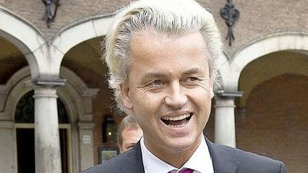 In Berlin nur bedingt willkommen: Geert Wilders, holländischer Rechtspopulist.