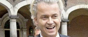 In Berlin nur bedingt willkommen: Geert Wilders, holländischer Rechtspopulist.