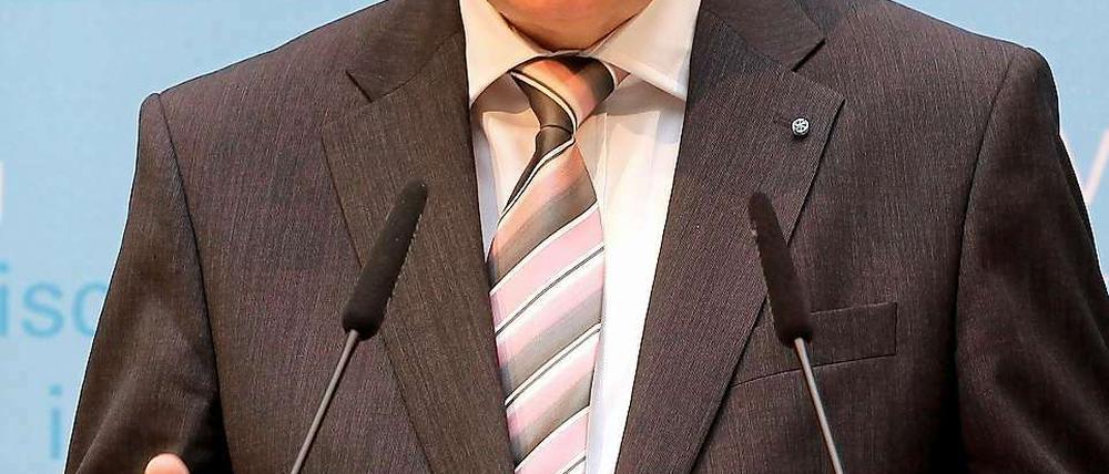 Der bayerische Ministerpräsident Horst Seehofer hält in der bayerischen Landesvertretung in Berlin in der Reihe "Berlin und wir - Was wir von der Hauptstadt erwarten" seine Hauptstadtrede. 